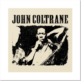 John Coltrane // Jazz retro Posters and Art